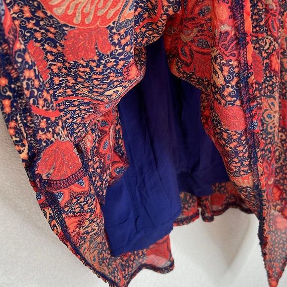 Free People Floral Teegan Mini Dress Size XS - Picture 4 of 7